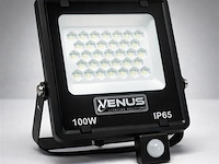10 x led schijnwerper 100w – met sensor – 6500kkoud wit – ip65 waterdicht - afbeelding 5 van  5