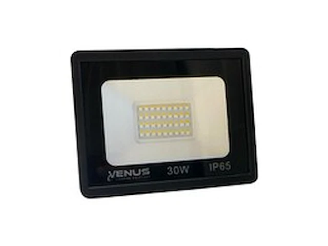 10 x led schijnwerper 30w – 6500k koud wit – ip65 – aslan-30 - afbeelding 1 van  5