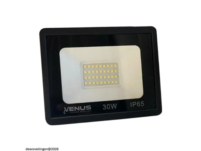 10 x led schijnwerper 30w – 6500k koud wit – ip65 – aslan-30 - afbeelding 2 van  5