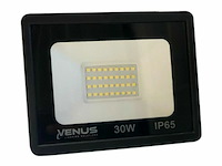 10 x led schijnwerper 30w – 6500k koud wit – ip65 – aslan-30 - afbeelding 2 van  5