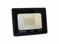10 x led schijnwerper 30w – 6500k koud wit – ip65 – aslan-30 - afbeelding 1 van  4