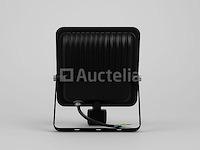 10 x led schijnwerper 50w met bewegingssensor – 6500k koud wit – ip65 – flag-50 - afbeelding 1 van  5