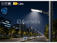 10 x led straatlamp 30w – 6400k koud wit - grijs – ip65 – florida-30 - afbeelding 1 van  5