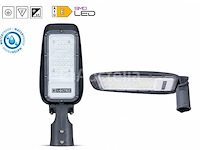 10 x led straatlamp 30w – 6400k koud wit - grijs – ip65 – florida-30 - afbeelding 3 van  5