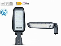 10 x led straatlamp 30w – 6400k koud wit - grijs – ip65 – florida-30 - afbeelding 2 van  6