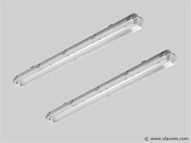 10 x led tl armatuur 120 cm inclusief led buizen - afbeelding 3 van  8