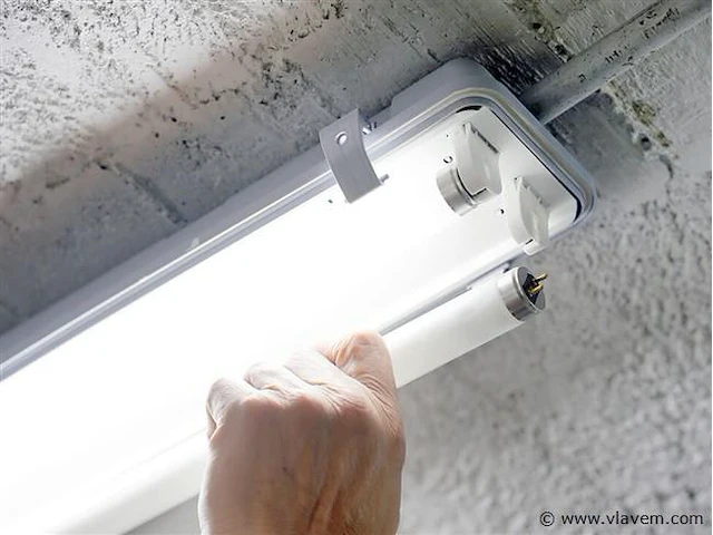 10 x led tl armatuur 120 cm inclusief led tl buizen - afbeelding 4 van  8