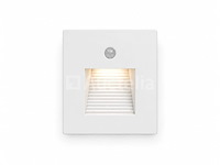 10 x led trapverlichting 1w – 4200k neutraal wit - wit – pir sensor – ip20 – diamond - afbeelding 2 van  5