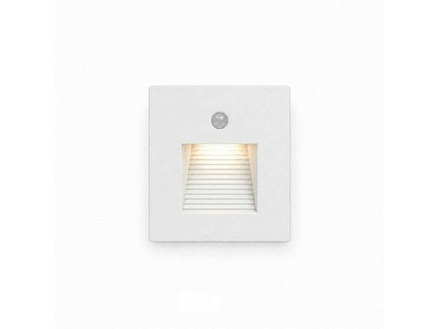 10 x led trapverlichting 1w – 4200k neutraal wit - wit – pir sensor – ip20 – diamond - afbeelding 3 van  6