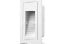 10 x led trapverlichting 3w – 3000k warm wit - rechthoek – wit – ip54 – yoga-v1 - afbeelding 4 van  5