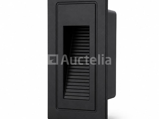 10 x led trapverlichting 3w – 3000k warm wit - rechthoek – zwart – ip54 – yoga-v1 - afbeelding 2 van  5