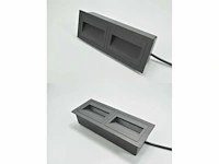10 x led trapverlichting – 3w – 3000k warm wit – ip65 – rechthoekig – ly06 - afbeelding 4 van  4