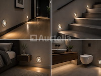 10 x led trapverlichting 3w – 4000k neutraal wit - matchroom – ip20 – yakut - afbeelding 3 van  5