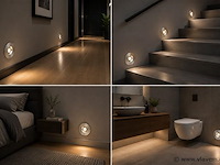 10 x led trapverlichting 3w – 4000k neutraal wit - matchroom – ip20 – yakut - afbeelding 3 van  5