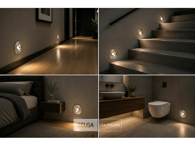 10 x led trapverlichting 3w – 4000k neutraal wit - matchroom – ip20 – yakut - afbeelding 4 van  6