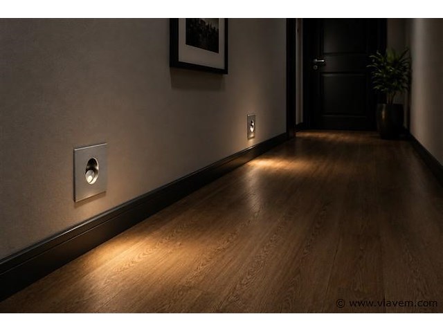 10 x led trapverlichting 3w – 4000k neutraal wit - matchroom – ip20 – zümrüt - afbeelding 1 van  5