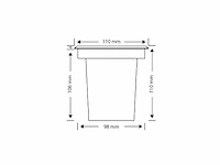 10 x leds grond inbouwspots zwart, gu10 - afbeelding 3 van  5