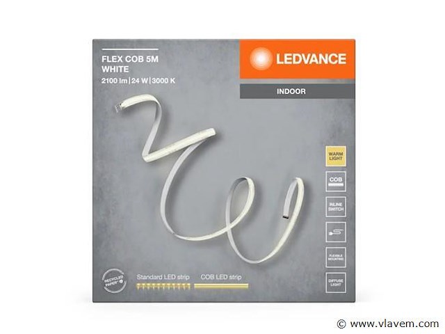 10 x ledvance cob flex ledstrips 500 cm - afbeelding 4 van  10