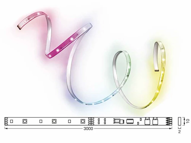 10 x ledvance rgb+w ledstrips 300 cm - afbeelding 2 van  10