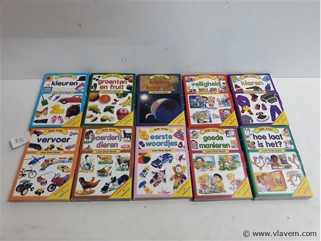 10 x leer over boekje 10 assorti - afbeelding 1 van  2