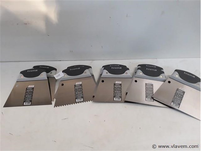 10 x lijmkam 180 mm soft handvat 5 assorti - afbeelding 1 van  2