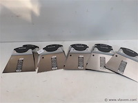 10 x lijmkam 180 mm soft handvat 5 assorti - afbeelding 1 van  2