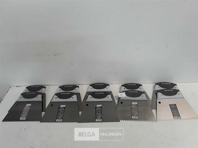 10 x lijmkam 180 mm soft handvat 5 assorti - afbeelding 2 van  3