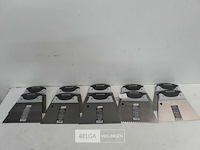 10 x lijmkam 180 mm soft handvat 5 assorti