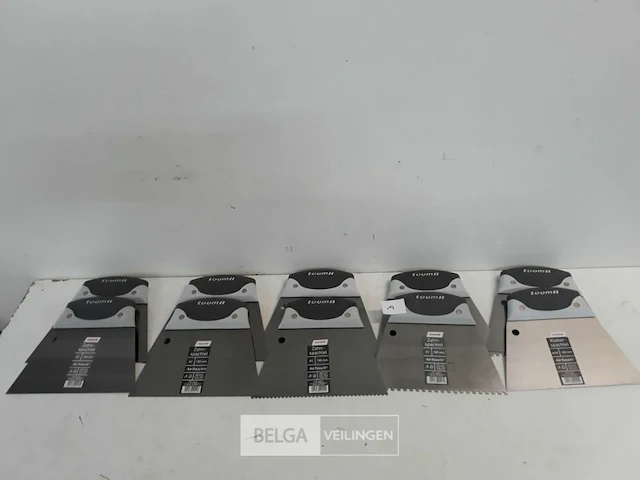10 x lijmkam 180 mm soft handvat 5 assorti - afbeelding 2 van  3