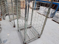 10 x magazijnkarren postkarren metalen karren 4 heks - afbeelding 2 van  3