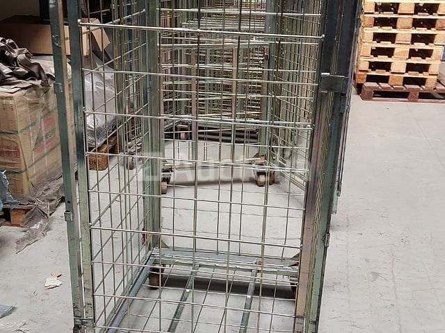 10 x magazijnkarren postkarren metalen karren 4 heks - afbeelding 3 van  3