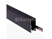 10 x magnetische rail voor opbouw – 20mm – 48v – 2 meter – zwart - afbeelding 2 van  5