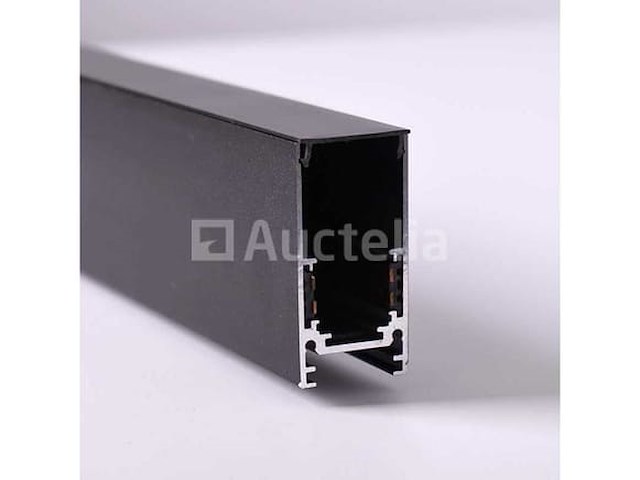 10 x magnetische rail voor opbouw – 20mm – 48v – 2 meter – zwart - afbeelding 3 van  5