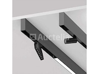 10 x magnetische rail voor opbouw – 20mm – 48v – 2 meter – zwart - afbeelding 5 van  5