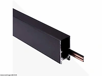 10 x magnetische rail voor opbouw – 20mm – 48v – 2 meter – zwart - afbeelding 4 van  6