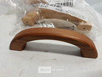 10 x meubelgreep hout 96 mm den - afbeelding 3 van  3