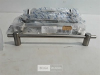 10 x meubelgreep inox 140 mm - afbeelding 3 van  3