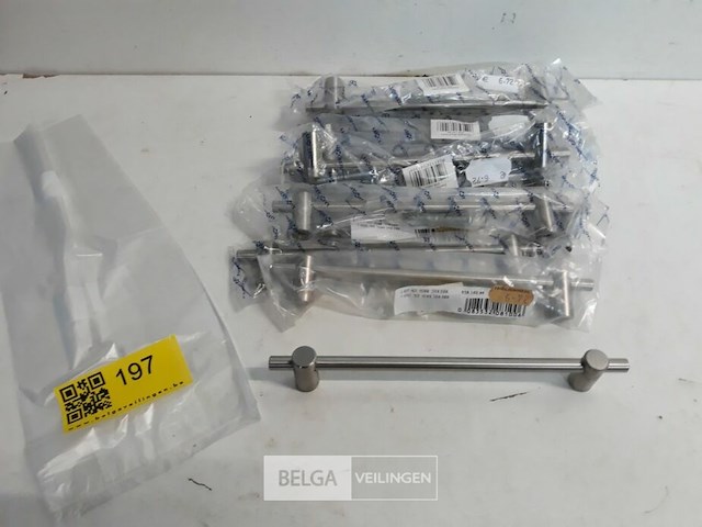 10 x meubelgreep inox 140 mm - afbeelding 1 van  3
