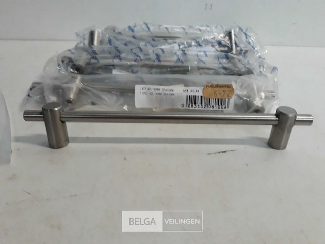 10 x meubelgreep inox 140 mm - afbeelding 3 van  3
