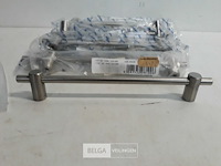 10 x meubelgreep inox 140 mm - afbeelding 3 van  3