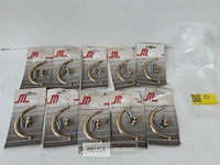 10 x meubelgreep zamak vermessingd 90 mm - afbeelding 2 van  3