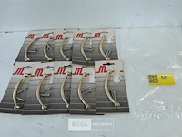 10 x meubelgreep zamak vermessingd 96 mm - afbeelding 1 van  3