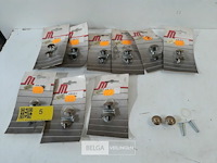 10 x meubeltop messing 20 mm 2 stuks - afbeelding 2 van  3