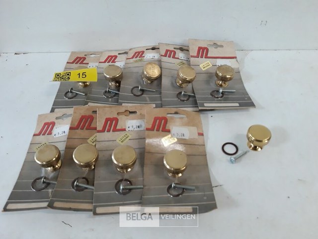 10 x meubeltop messing 30 mm - afbeelding 1 van  3