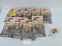 10 x meubeltop messing 35 mm - afbeelding 2 van  3