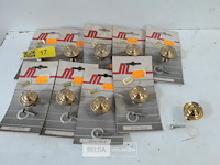 10 x meubeltop messing 35 mm - afbeelding 2 van  3