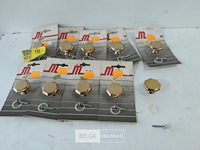 10 x meubeltop messing 38 mm - afbeelding 1 van  3
