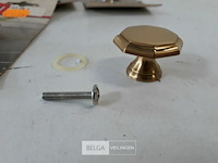 10 x meubeltop messing 38 mm - afbeelding 3 van  3