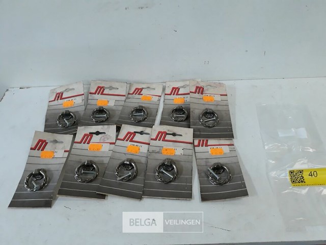10 x meubeltop zamak verbronsd ring 35 mm - afbeelding 1 van  3