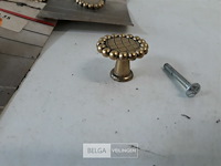 10 x meubeltop zamak vermessingd 30 mm - afbeelding 3 van  3